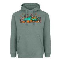 Sage fall cactus pumpkin truck Heavyweight Hoodie - JahusDesignShop