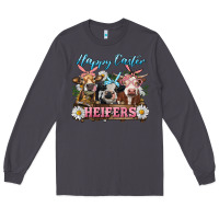 Smoke Happy Easter Heifers Long Sleeve Tee - RanaPortraitStore