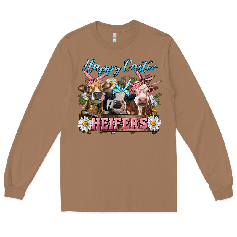 Happy Easter Heifers Long Sleeve Tee by RanaPortraitStore | Teevron