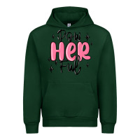 Forest Green powherful Urban Hoodie - MaliasSmallBusiness