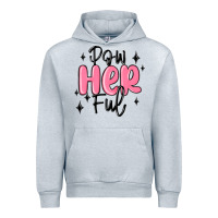 Heather Grey powherful Urban Hoodie - MaliasSmallBusiness