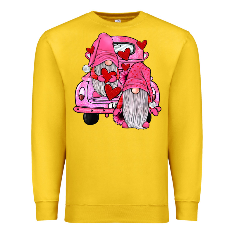 Farm Truck,gnomies Valentines Premium Sweatshirt by JahusDesignShop | Teevron
