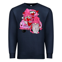 Navy farm truck,gnomies valentines Premium Sweatshirt - JahusDesignShop