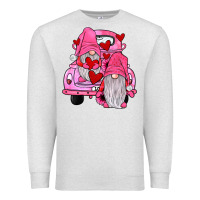 Oatmeal Heather farm truck,gnomies valentines Premium Sweatshirt - JahusDesignShop