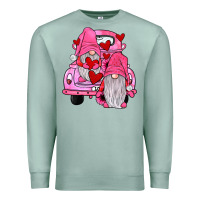 Seafoam farm truck,gnomies valentines Premium Sweatshirt - JahusDesignShop