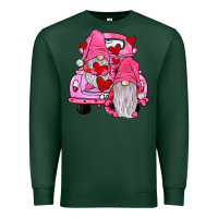 Sports Green farm truck,gnomies valentines Premium Sweatshirt - JahusDesignShop