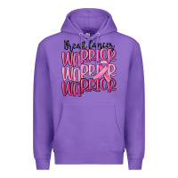 Purple breast cancer warrior Premium Hoodie - MaliasSmallBusiness