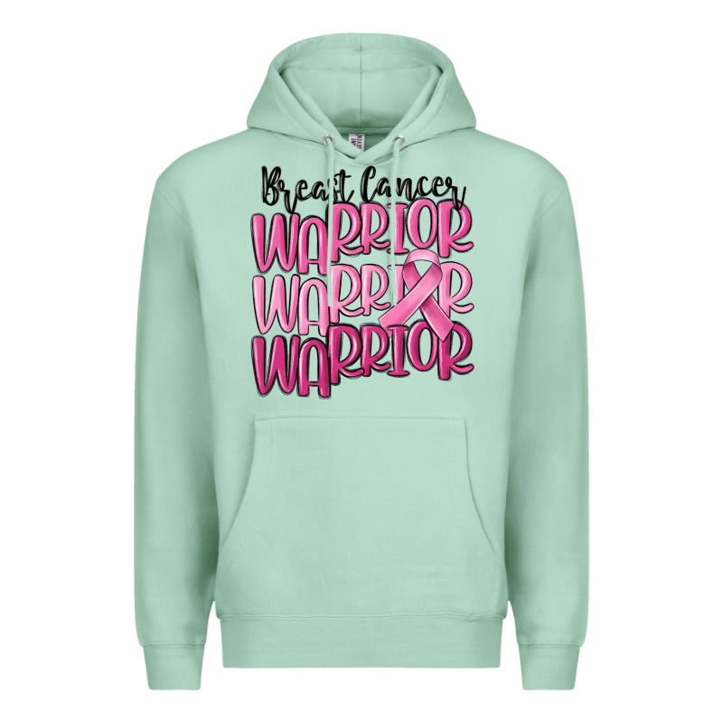 Breast Cancer Warrior Premium Hoodie by MaliasSmallBusiness | Teevron