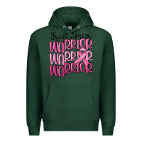 Sports Green breast cancer warrior Premium Hoodie - MaliasSmallBusiness