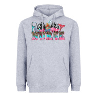 Heather Grey nurse with race and oto equipment Heavyweight Hoodie - AdoDesignShop