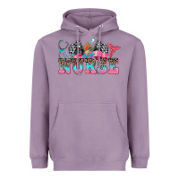 Lavender nurse with race and oto equipment Heavyweight Hoodie - AdoDesignShop