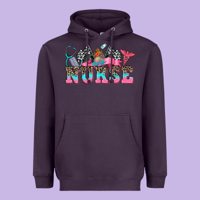 Nurse With Race And Oto Equipment Heavyweight Hoodie Designed By Adodesignshop