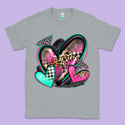 Race Hearts Classic Tee Designed By Zillion Design Studio