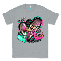 Heather Grey race hearts Classic Tee - Zillion Design Studio