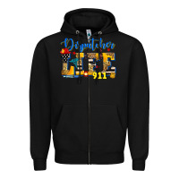 Black dispatcher life Zipper Hoodie - Zillion Design Studio