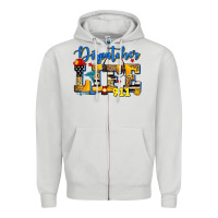 Dove Grey dispatcher life Zipper Hoodie - Zillion Design Studio