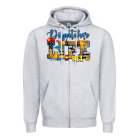Heather Grey dispatcher life Zipper Hoodie - Zillion Design Studio