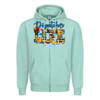 Seafoam dispatcher life Zipper Hoodie - Zillion Design Studio