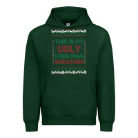 Forest Green this is my ugly christmas Urban Hoodie - MaliasSmallBusiness