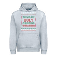 Heather Grey this is my ugly christmas Urban Hoodie - MaliasSmallBusiness