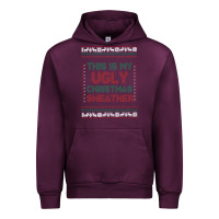 Mauve Wine this is my ugly christmas Urban Hoodie - MaliasSmallBusiness