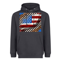 Smoke American flag and racee flag Heavyweight Hoodie - AdoDesignShop