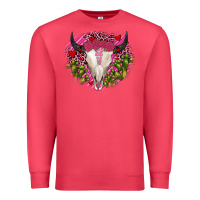 Cardinal bull skull cactus valentines Premium Sweatshirt - JahusDesignShop
