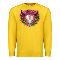 Lemon bull skull cactus valentines Premium Sweatshirt - JahusDesignShop