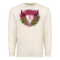 Sandshell bull skull cactus valentines Premium Sweatshirt - JahusDesignShop