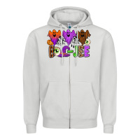 Dove Grey Boo-Jee Zipper Hoodie - texasbilliewilder