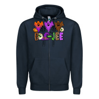 Navy Boo-Jee Zipper Hoodie - texasbilliewilder