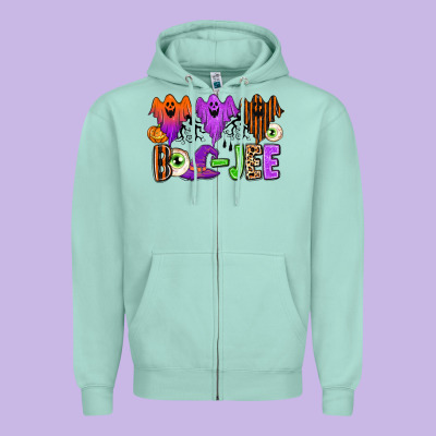 Boo-jee Zipper Hoodie Designed By Texasbilliewilder