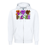 White Boo-Jee Zipper Hoodie - texasbilliewilder