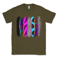 Army Green race brushstrokes Classic Tee - Zillion Design Studio
