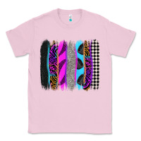 Bubblegum Pink race brushstrokes Classic Tee - Zillion Design Studio