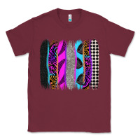Burgundy race brushstrokes Classic Tee - Zillion Design Studio