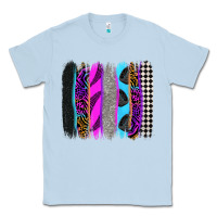 Dusty Blue race brushstrokes Classic Tee - Zillion Design Studio
