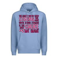 Colony Blue breast cancer we don't know how strong we are Premium Hoodie - MaliasSmallBusiness