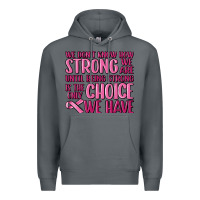 Rock breast cancer we don't know how strong we are Premium Hoodie - MaliasSmallBusiness