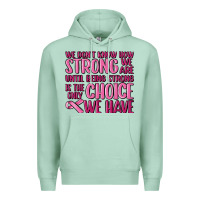Seafoam breast cancer we don't know how strong we are Premium Hoodie - MaliasSmallBusiness