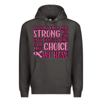Smoke breast cancer we don't know how strong we are Premium Hoodie - MaliasSmallBusiness