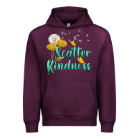 Mauve Wine scatter kindness Urban Hoodie - NancyCooperArtShop