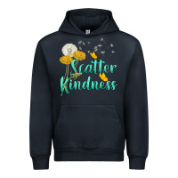 Navy scatter kindness Urban Hoodie - NancyCooperArtShop