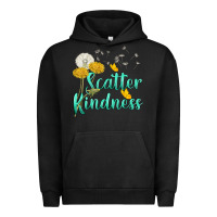 Pigment Black scatter kindness Urban Hoodie - NancyCooperArtShop
