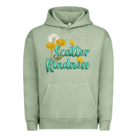 Pigment Oil Green scatter kindness Urban Hoodie - NancyCooperArtShop