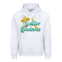 White scatter kindness Urban Hoodie - NancyCooperArtShop