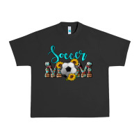 Pigment Black western leopard cowhide sunflowers  glitter mom soccer Urban Heavy Tee - Artiststas