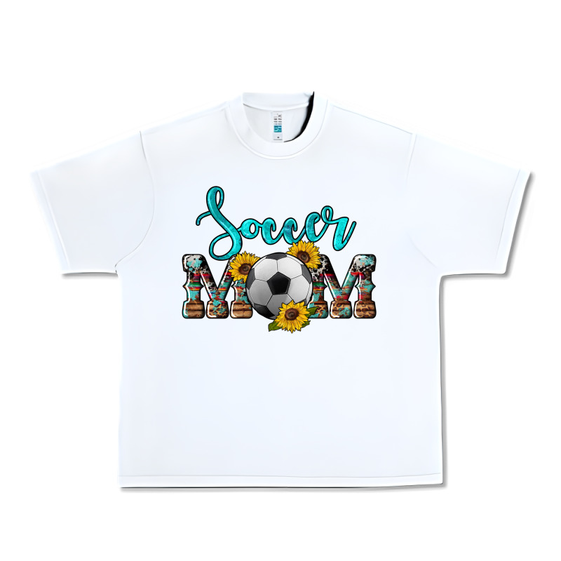 Western Leopard Cowhide Sunflowers  Glitter Mom Soccer Urban Heavy Tee by Artiststas | Teevron
