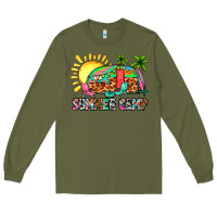 Army Green summer camp Long Sleeve Tee - Zillion Design Studio