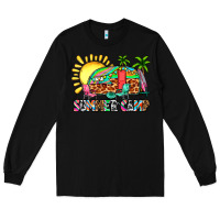 Black summer camp Long Sleeve Tee - Zillion Design Studio